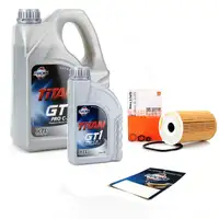 FUCHS Motor&ouml;l 5W30 5L + MAHLE &Ouml;lfilter OX127/1D f&uuml;r 3er BMW E36 E46 316i 318i