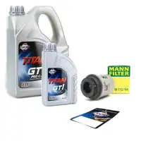FUCHS Motor&ouml;l 5W30 5L + MANN &Ouml;lfilter W712/94 VAG 1.2/1.4 TSI/TFSI &Ouml;lwechsel Set