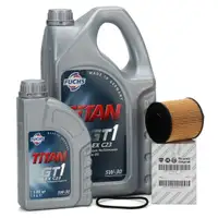FUCHS Motor&ouml;l TITAN GT1 Flex 23 5W30 6L 6 Liter + ORIGINAL &Ouml;lfilter 71754237