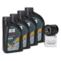 FUCHS MOTOR&Ouml;L TITAN SuperSyn 5W40 4 Liter 4L + ORIGINAL &Ouml;lfilter 15208-AA100