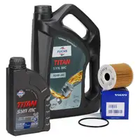 FUCHS MOTOR&Ouml;L TITAN SYN MC 10W40 6L 6 Liter + ORIGINAL &Ouml;lfilter 1275810