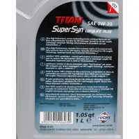 FUCHS Motor&ouml;l TITAN 0W-30 0W30 SuperSyn LongLife Plus VW 503.00 506.01 1Liter 1L