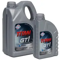 FUCHS Motor&ouml;l &Ouml;l TITAN GT1 5W-40 5W40 ACEA C3 API SN/SM FORD M2C917-A - 5 Liter