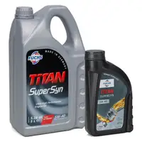 FUCHS MOTOR&Ouml;L TITAN SuperSyn 5W-40 VW 502.00/505.00 MB 229.3 RN0700 - 6L 6 Liter