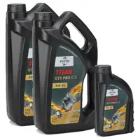 FUCHS MOTOR&Ouml;L TITAN GT1 Pro C-3 5W30 5W-30 VW 504.00 507.00 MB 229.51 9L 9 Liter