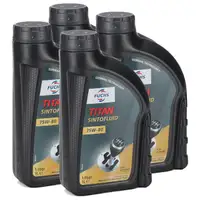 FUCHS Getriebe&ouml;l Schaltgetriebe&ouml;l TITAN Sintofluid SAE 75W-80 API GL-5 - 4 Liter