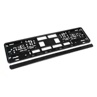 Kennzeichenhalter Nummernschildhalter Wechselkennzeichen MARS SCHWARZ 520mm
