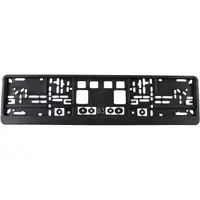 2x Kennzeichenhalter Nummernschildhalter Wechselkennzeichen MERKUR SCHWARZ 520mm