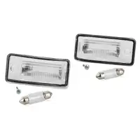 2x Kennzeichenleuchte + Gl&uuml;hlampe AUDI A3 8P A4 B6 B7 A6 C6 A8 4E 4H Q7 4LB