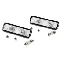 2x Kennzeichenleuchte + Gl&uuml;hlampen C5W OPEL ASTRA F G OMEGA A B VECTRA B ZAFIRA