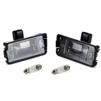 2x Kennzeichenleuchte + Gl&uuml;hlampen SEAT ALTEA AROSA CORDOBA IBIZA LEON TOLEDO