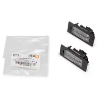 2x Kennzeichenleuchte LED f&uuml;r AUDI A3 A4 A6 SKODA Fabia 2 VW Passat Variant 3C5