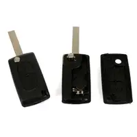 1x Schl&uuml;sselgeh&auml;use + Schl&uuml;sselrohling 2-Tasten PEUGEOT 207 3008 307 308 I 5008