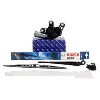 AIC Heckwischermotor Wischerarm Kappe BOSCH Wischerblatt H382 VW GOLF 4 VARIANT