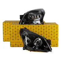 2x HELLA Hauptscheinwerfer + Stellmotor BI-XENON f&uuml;r OPEL ASTRA H links + rechts