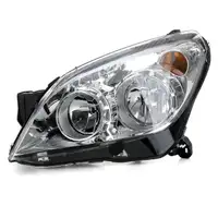 2x HELLA Scheinwerfer + Stellmotor HALOGEN f&uuml;r OPEL ASTRA H links + rechts