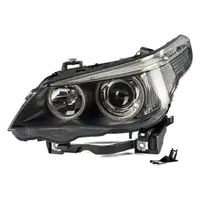 2x HELLA Hauptscheinwerfer + Stellmotor BI-XENON f&uuml;r BMW 5er E60 E61 bis 02.2005