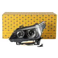 HELLA Hauptscheinwerfer + Stellmotor BI-XENON BMW 5er E60 E61 bis 02.2005 links