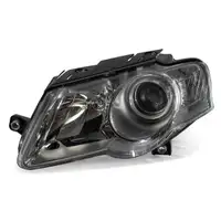 HELLA Hauptscheinwerfer + Stellmotor HALOGEN VW Passat + Variant (3C) links