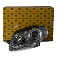 HELLA Hauptscheinwerfer + Stellmotor HALOGEN VW Passat + Variant (3C) links