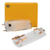 2x HELLA 2JA 003 388-001 Innenraumleuchte + Lampentr&auml;ger BMW 3er E21 E30 63311367353