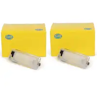 2x HELLA Innenraumleuchte AUDI 100 50 80 90 VW LT PASSAT POLO 86 TRANSPORTER T3