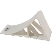 2x Unterlegkeil Hemmschuh Bremskeil + 2x Halter f&uuml;r Anh&auml;nger KFZ Auto Wohnwagen