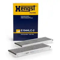HENGST E1944LC-2 Innenraumfilter Aktivkohle Satz f&uuml;r AUDI A6 (4F C6) R8 VW XL1