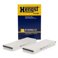 HENGST E1944LI-2 Innenraumfilter Pollen Partikelfilter Satz f&uuml;r AUDI A6 (C6)