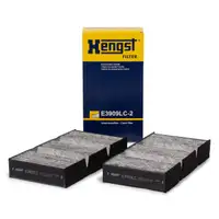HENGST E3909LC-2 Innenraumfilter Aktivkohlefilter Satz MERCEDES X166 W166 C292