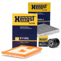 HENGST Filterset f&uuml;r AUDI A3 8V Q2 SEAT Leon SKODA Octavia 3 VW Golf 7 1.2/1.4 TSI