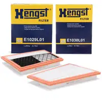 2x HENGST Luftfilter MERCEDES W203 W204 W211 W463 W212 W221 OM642 links + rechts