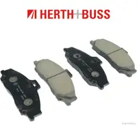 HERTH+BUSS JAKOPARTS Bremsbel&auml;ge Bremsbelagsatz ohne Warnkontaktkabel vorne