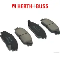 HERTH+BUSS JAKOPARTS Bremsbel&auml;ge HONDA CIVIC IV CRX II PRELUDE III (BA) vorne
