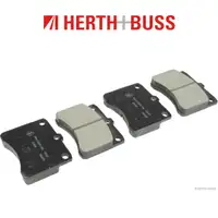 HERTH+BUSS Bremsen Bremsscheiben + Bel&auml;ge f&uuml;r DAIHATSU CUORE II 0.8 / 4WD vorne