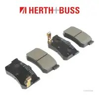 HERTH+BUSS JAKOPARTS Bremsbel&auml;ge Bremsbelagsatz ohne Warnkontaktkabel hinten
