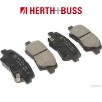 HERTH+BUSS Bremsscheiben + Bel&auml;ge f&uuml;r HYUNDAI i30 (PDE, PD) KIA CEED (CD) hinten