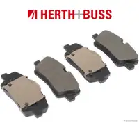 HERTH+BUSS JAKOPARTS Bremsbel&auml;ge f&uuml;r HYUNDAI H350 Bus 2.5 CRDI 150/170 PS hinten