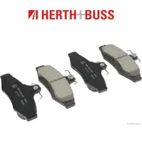 HERTH+BUSS Bremsen Kit Bremsscheiben + Bel&auml;ge DAEWOO LEGANZA (KLAV) hinten