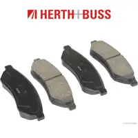 HERTH+BUSS JAKOPARTS Bremsbel&auml;ge Bremsbelagsatz ohne Warnkontaktkabel hinten