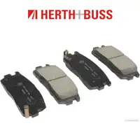 HERTH+BUSS JAKOPARTS Bremsbel&auml;ge Bremsbelagsatz ohne Warnkontaktkabel hinten