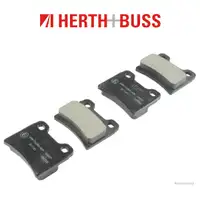 HERTH+BUSS JAKOPARTS Bremsbel&auml;ge Bremsbelagsatz ohne Warnkontaktkabel hinten