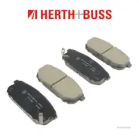 HERTH+BUSS Bremsen Bremsscheiben + Bel&auml;ge f&uuml;r KIA SORENTO I ab 09.2002 hinten