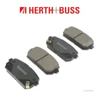 HERTH+BUSS JAKOPARTS Bremsbel&auml;ge Bremsbelagsatz ohne Warnkontaktkabel hinten