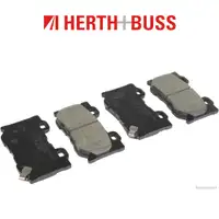 HERTH+BUSS JAKOPARTS Bremsbel&auml;ge Bremsbelagsatz ohne Warnkontaktkabel hinten