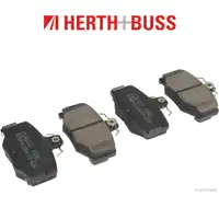 HERTH+BUSS JAKOPARTS Bremsbel&auml;ge Bremsbelagsatz ohne Warnkontaktkabel hinten