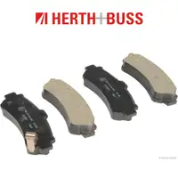 HERTH+BUSS JAKOPARTS Bremsbel&auml;ge Bremsbelagsatz ohne Warnkontaktkabel hinten