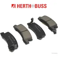 HERTH+BUSS Bremsen Bremsscheiben + Bremsbel&auml;ge f&uuml;r TOYOTA COROLLA (_E11_) hinten