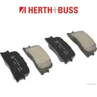 HERTH+BUSS Bremsen Bremsscheiben + Bel&auml;ge f&uuml;r TOYOTA CAMRY Stufenheck V3 hinten