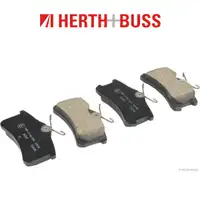 HERTH+BUSS Bremsen Bremsscheiben + Bremsbel&auml;ge f&uuml;r TOYOTA AVENSIS (_T22_) hinten